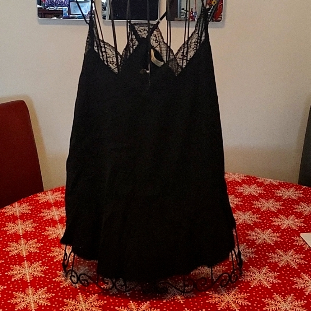 NWT Lovestich Black Cami Tank Top.
